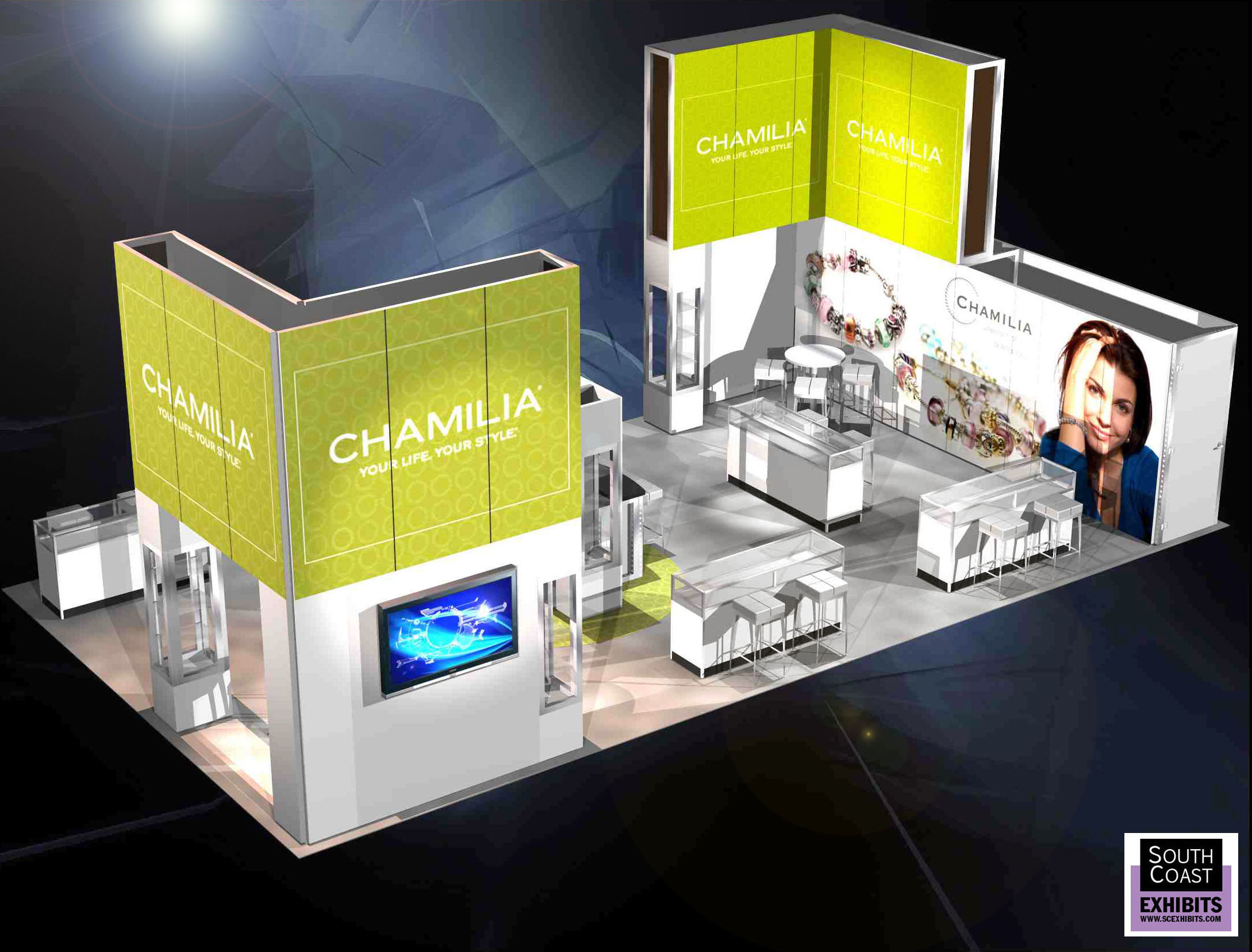 Trade Show Exhibit Chamilia