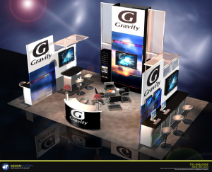 Gravity Convention Booth by the Design Factory